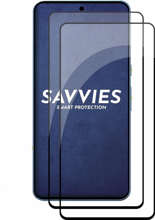 Actual product image Savvies Full-screen armoured glass screen protector (2 Piece, Google Pixel 8 Pro)