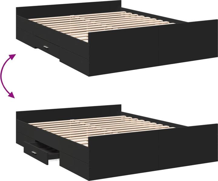 Produktbild VidaXL Bettgestell mit Schubladen (150 x 200 cm)