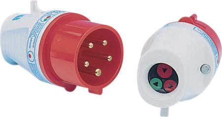 Image du produit Elma Instruments Testeur d'ordre de phase 16A Fiche CEE Tension d'essai : 100-400V AC Classe d'étanchéité :