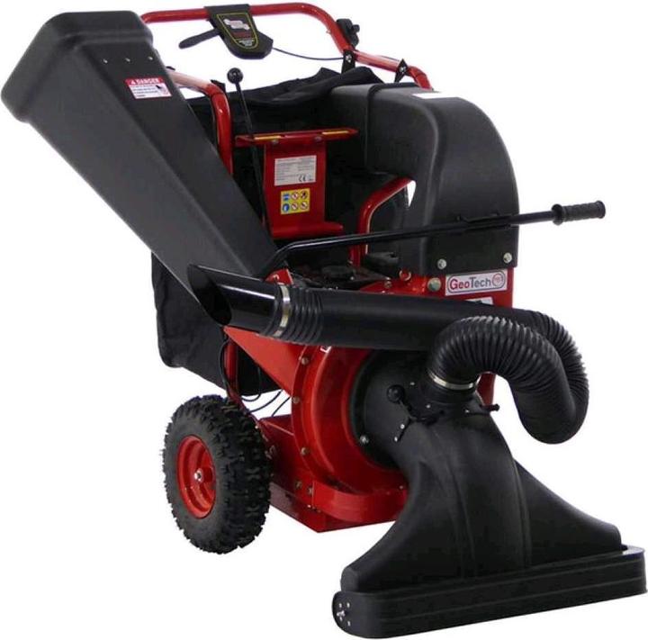 Actual product image GeoTech Deluxe leaf vacuum with shredder wheel drive and gears (Petrol, Leaf vacuums)