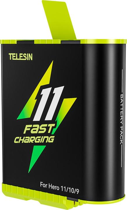 Actual product image Telesin Fast charge battery for GoPro Hero 11/10/9 GP-FCB-B11 (GoPro Hero 9)