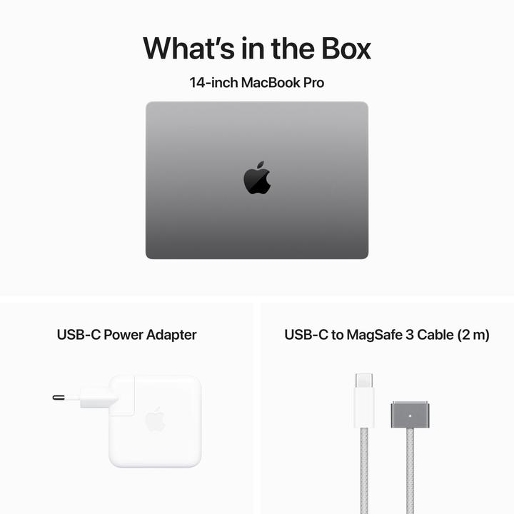 Actual product image Apple MacBook Pro - Late 2023 (14", M3, 16 GB, 1000 GB, CH)