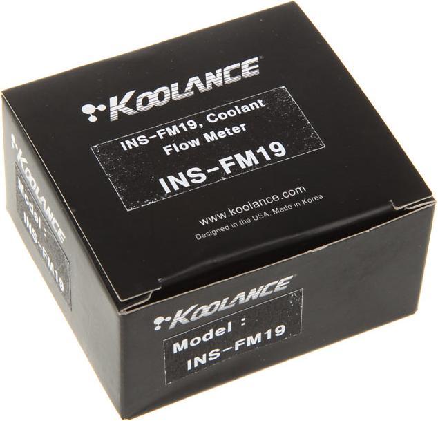 Produktbild Koolance Durchflusssensor INS-FM19 Transparent G1/4