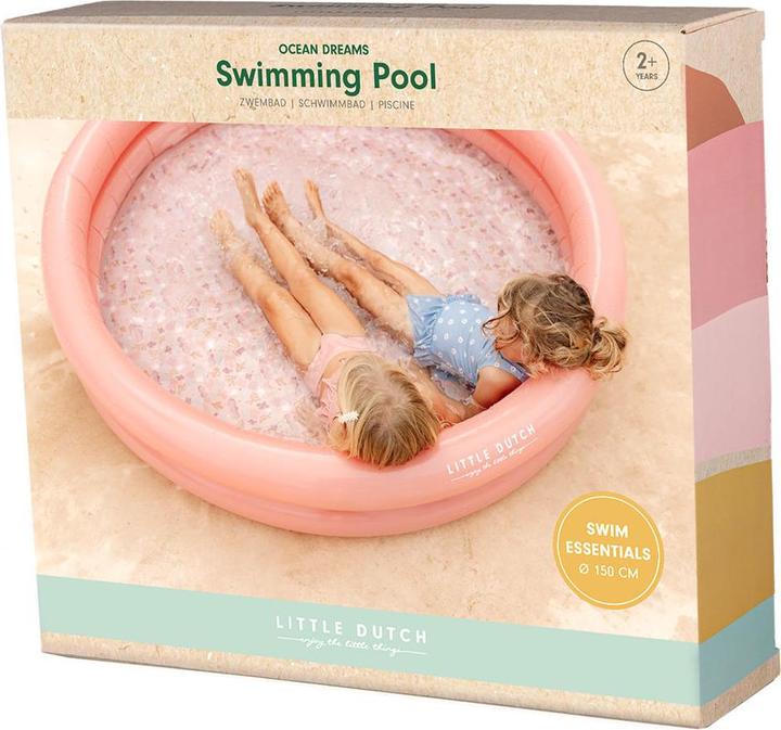 Actual product image Little Dutch Pool Ocean Dreams Pink 150 cm