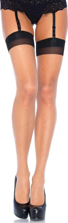 Leg Avenue Strümpfe mit Naht zweifarbig (One Size)