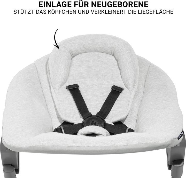 Produktbild Hauck Hochstühle Beta Plus White 5-tlg. Newborn Set - Hochstuhl (Hochstuhl)