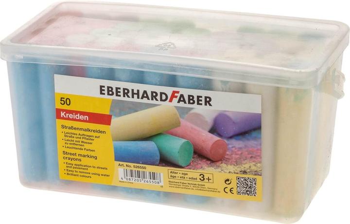 Produktbild EberhardFaber Strassenmalkreide Eimer (Mehrfarbig, 50 x)