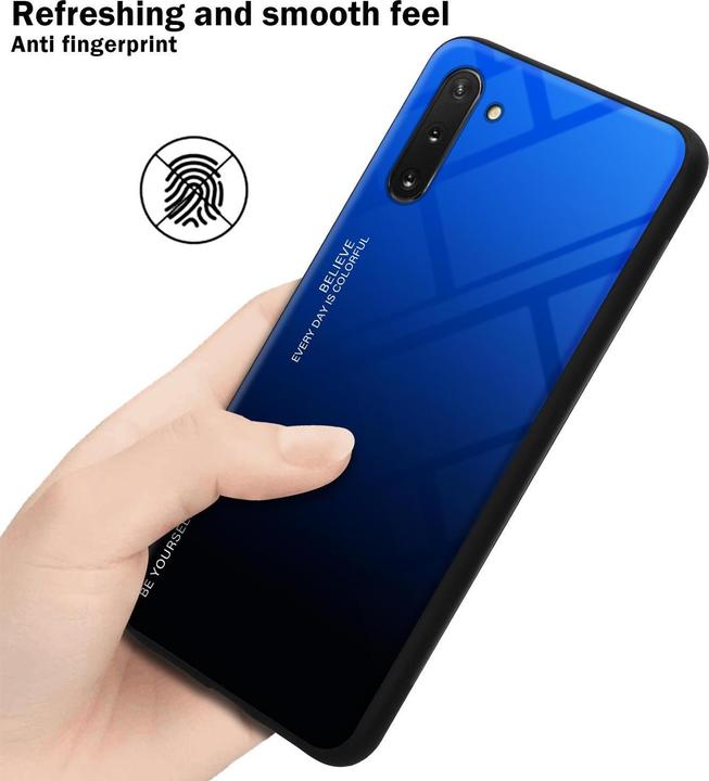 Produktbild Cadorabo TPU 2 Farben Glas Cover (Samsung Galaxy Note 10)