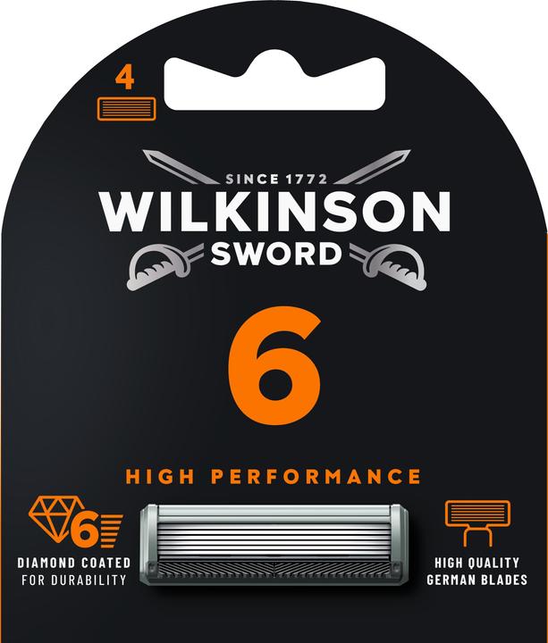 Wilkinson - Ersatzklingen Zu 6 High-performance Rasierer (4 x)