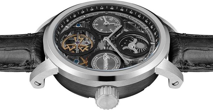 Actual product image Ingersoll 1892 Ingersoll I16001 Men's watch The Arc Automatic 44mm 5ATM (Skeleton watch, 44 mm)
