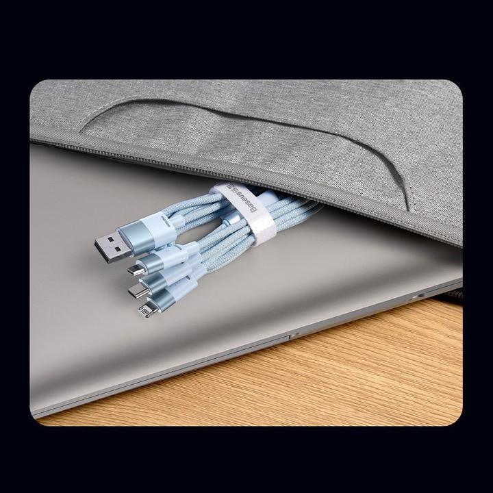 Actual product image Baseus 3in1 charging cable (1.20 m, USB 3.2 Gen 1)