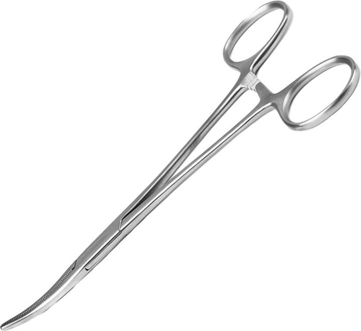 Star Piercing Mosquito Klemme gebogen (ohne Messing, Chirurgenstahl 316L)