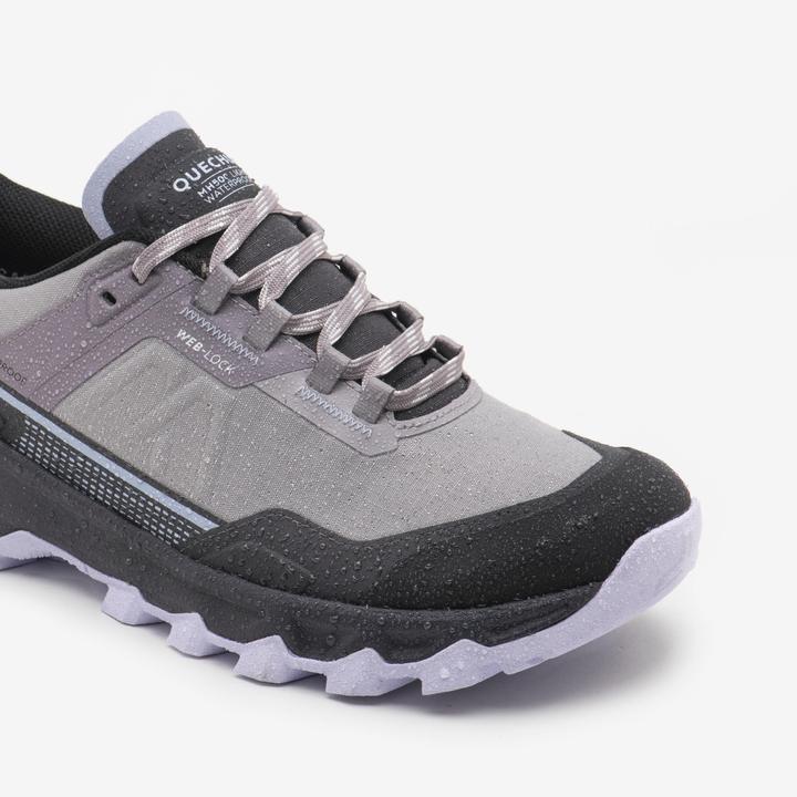 Quechua Wanderschuhe Damen wasserdicht - MH500 Light grau (39)