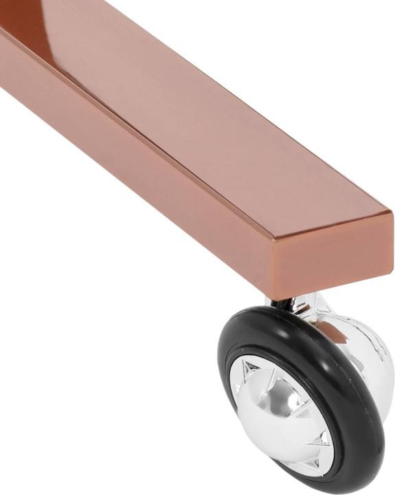 Physa Beauty Trolley - 2 folding shelves - up to 10 kg - rose gold - stainless steel