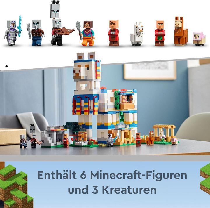 Actual product image LEGO The llama village (21188, LEGO Minecraft)