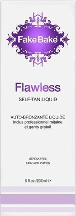 Fake Bake FAKE BAKE Flawless Self-Tan Liquid samoopalacz w płynie 177ml + rękawica (Self tanning serum, 177 ml)