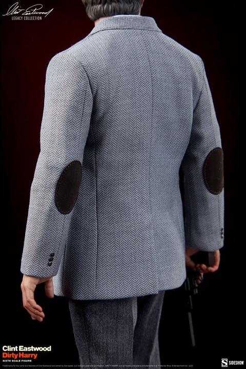 Actual product image Sideshow L'Inspecteur Harry figurine 1/6 Clint Eastwood Legacy Collection Harry Callahan 30 cm
