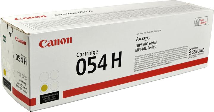 Actual product image Canon 054 H Y (Y)