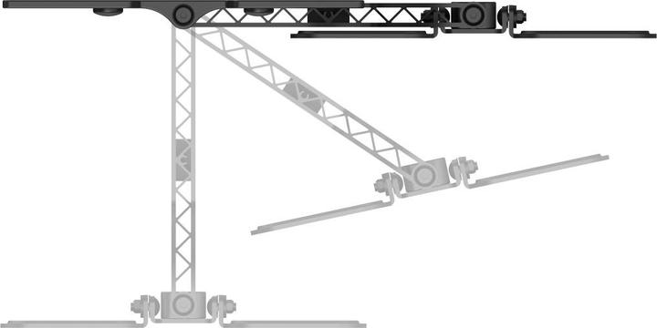 Image du produit Hama Support TV mural, inclinable, pivotant, extra-plat, 122 cm (48") jusqu'à 25 kg (Mur, 48", 25 kg)