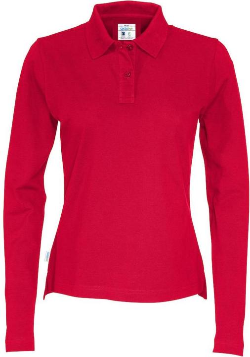Actual product image Cottover Womens/Ladies Pique Long-Sleeved Polo Shirt (XXL)