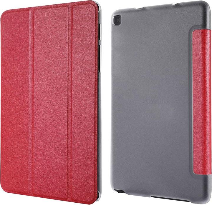 Produktbild König Design Schutz Tablet Hülle für Samsung Galaxy Tab A7 Lite Case Cover Tasche Etuis Rot (Galaxy Tab A7 Lite)