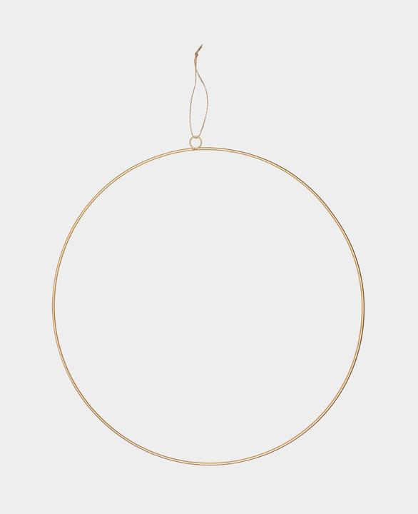 Immagine prodotto Halbach Anello decorativo in metallo dorato, ø 50 cm