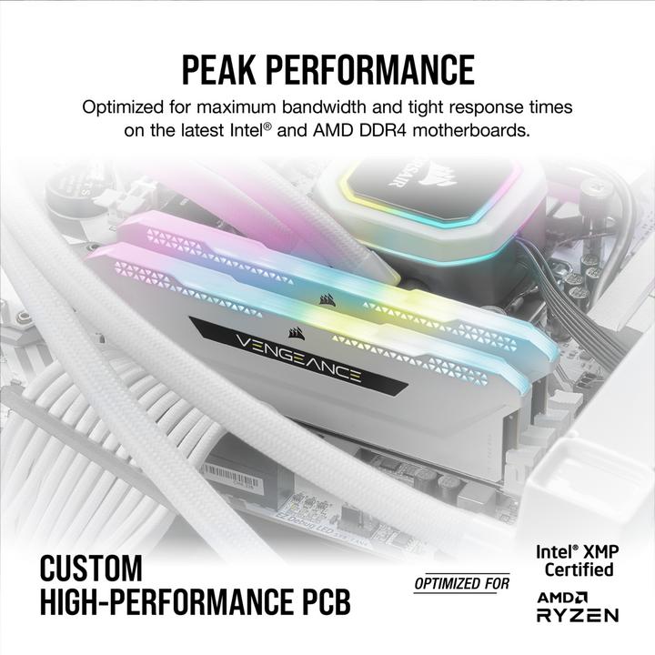 Produktbild Corsair Vengeance RGB Pro SL (4 x 8GB, 3200 MHz, DDR4-RAM, DIMM)