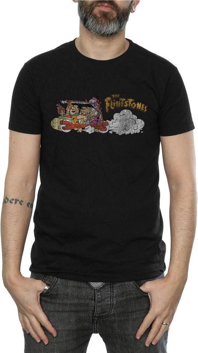 Immagine prodotto The Flintstones Family Car Distressed Maglietta Uomo (M)