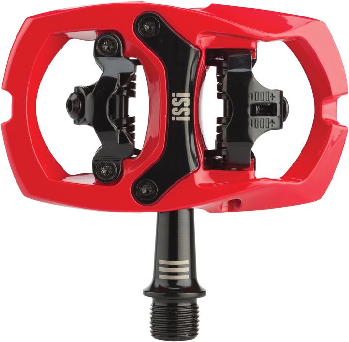 Image du produit iSSi Pédale Trail III SPD (Triple Bearing). Spécialement rouge.