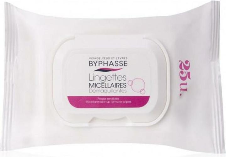 Image du produit Byphasse TOALLITAS DESMAQUILLANTES solución micelar 25 u (Poudre)