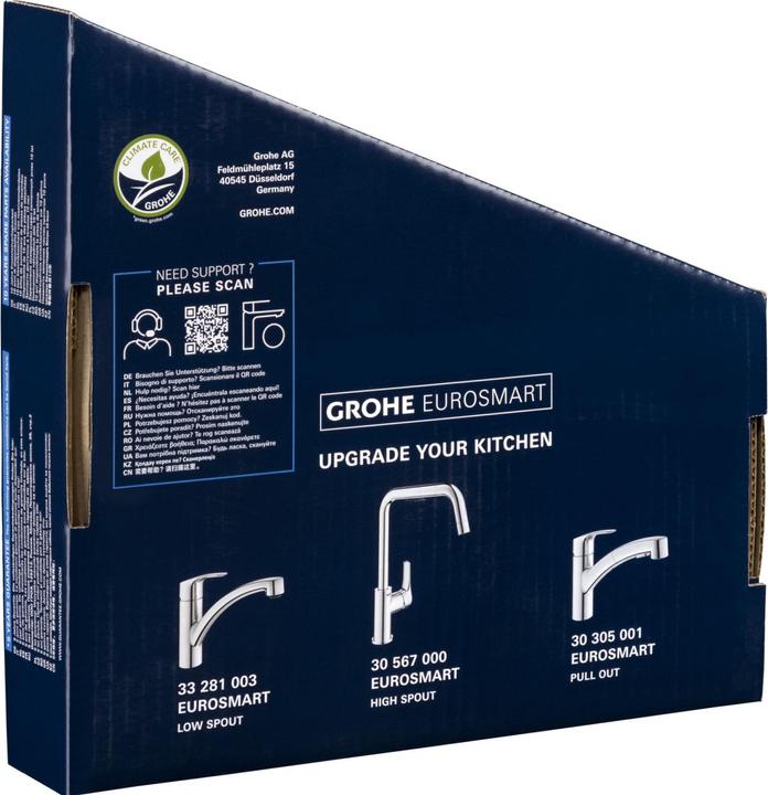 Actual product image Grohe Eurosmart Einhand-Spültischbatterie DN 15 1/2 Zoll - Chrom (33281003)