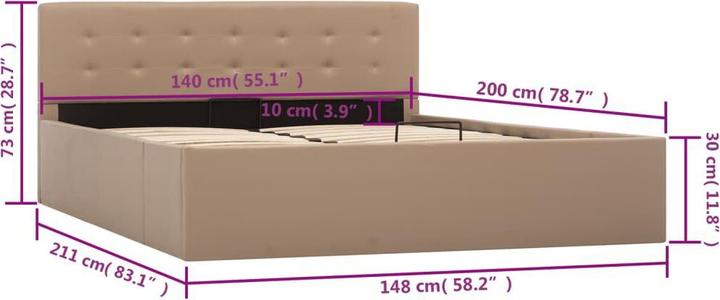 Immagine prodotto VidaXL Bine (140 x 200 cm)