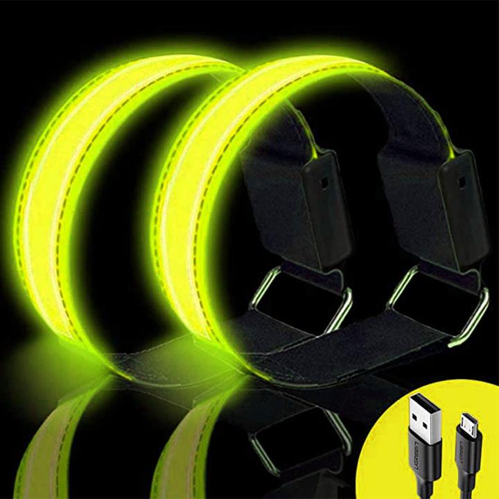 Immagine prodotto Stride Aufladbares USB Leuchtarmband für Kinder / Erwachsene zum Sport