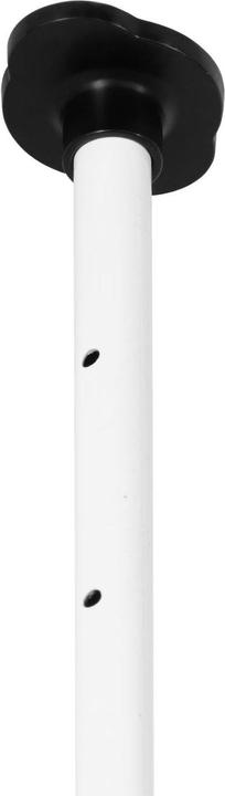 Produktbild Uniprodo Klemmmarkise Balkon / Terrasse 2 - 3,1 m 350 x 120 cm anthrazitgrau / weiss (1.25 m)