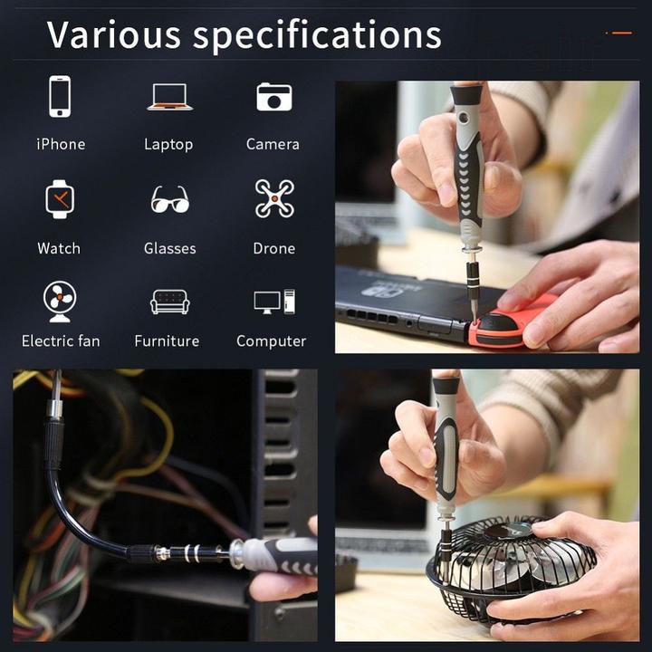 Produktbild UF-Tools 130-in-1 Schraubendrehersatz