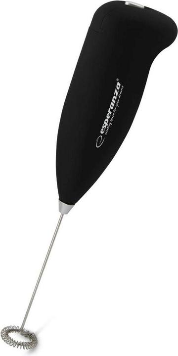 Actual product image Esperanza EKF001K Manual Milk Frother Latte Black
