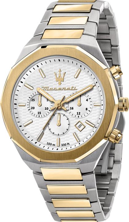 Produktbild Maserati R8873642009 Stile Chronograph Herrenuhr 45mm 10ATM (Chronograph, 45 mm)