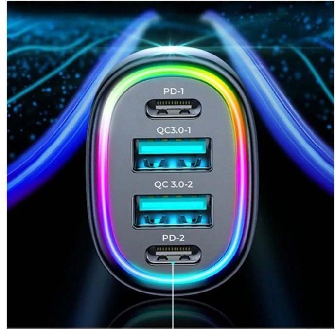 Immagine prodotto Joyroom Caricabatterie da auto a 4 porte da 70W