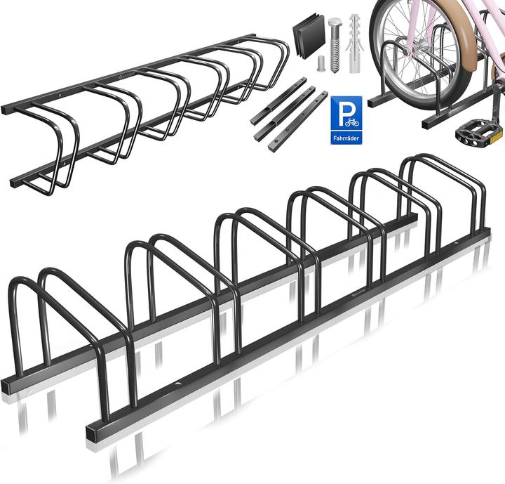 Produktbild Kesser Fahrradständer für 6 Räder mit Parkschild