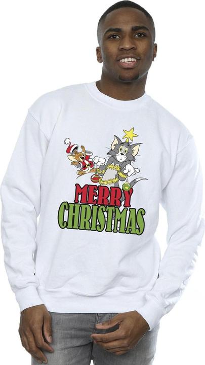 Produktbild Tom & Jerry Merry Christmas Baubles Sweatshirt (XXL)