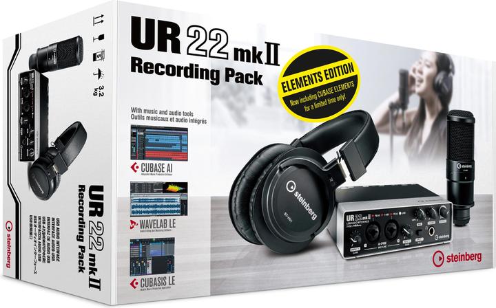 Produktbild Steinberg UR22mkII Recording Pack Elements Edition (USB)