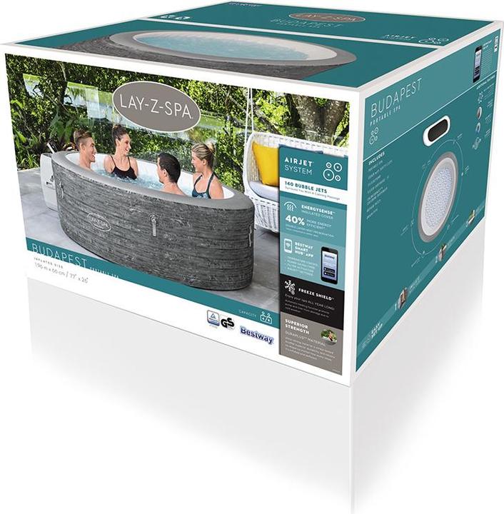 Actual product image Bestway Lay-Z-Spa Budapest 196x66cm Airjet (6 pers.)