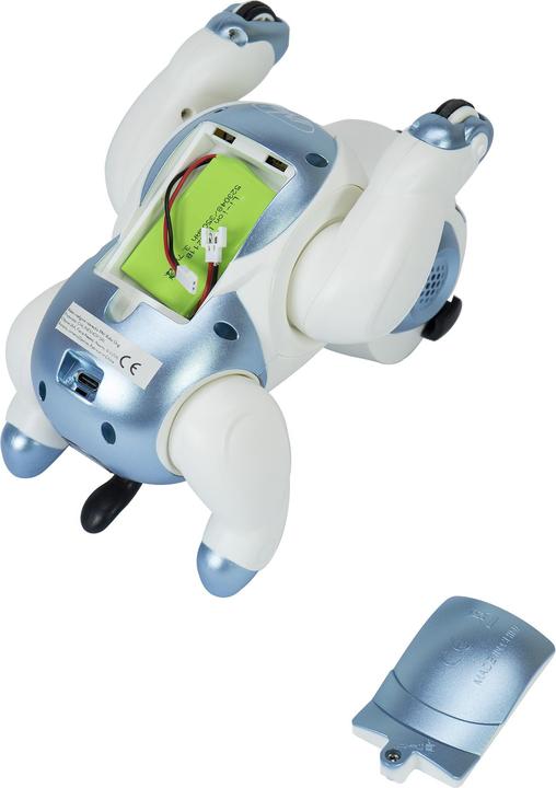 Actual product image PNI Interactive intelligent robot Robo Dog, voice control, touch buttons, white-blue, included