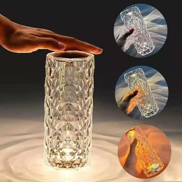 Immagine prodotto PhoneLook Lampada d'ambiente tattile portatile sans fil effet cristal LED multicolore 16 couleurs Grande (0.22 m)