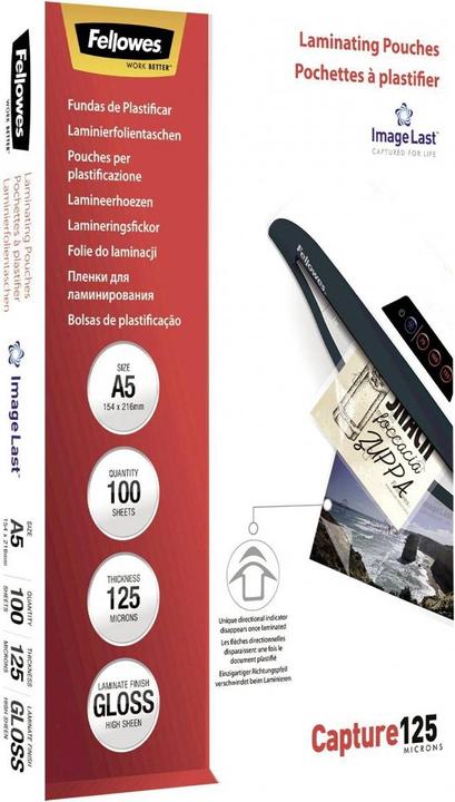 Actual product image Fellowes Capture 125 (A5, 100 Piece, 125 µm)