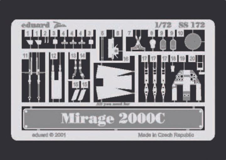 Immagine prodotto Eduard Mirage 2000C