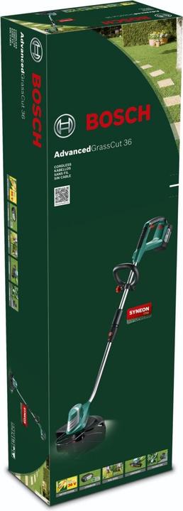 Immagine prodotto Bosch Home & Garden Advanced Grass Cut 36 senza batteria/senza caricabatterie (Filo di taglio)