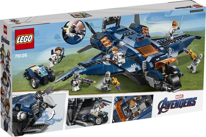 Actual product image LEGO Ultimate Avengers Quinjet (76126, LEGO Marvel)