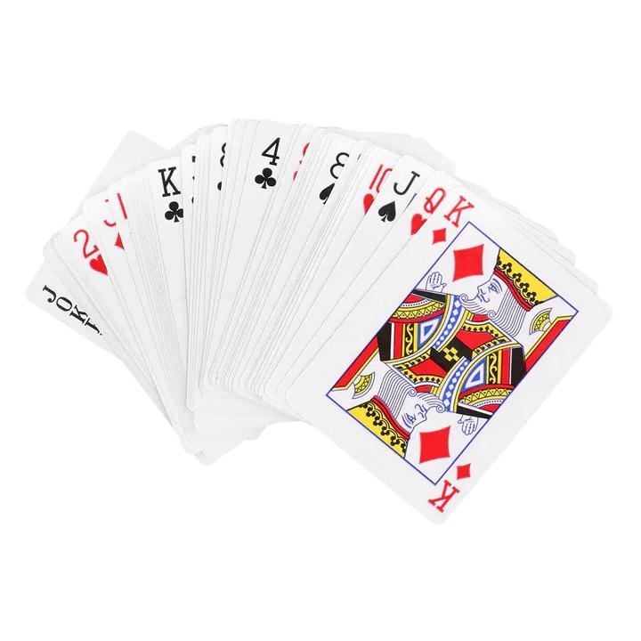 Actual product image Boland Trinkspiel Drinking Poker 120 Pokerchips, 1 Satz Spielkarten, 4 Glas-Schnapsgläser