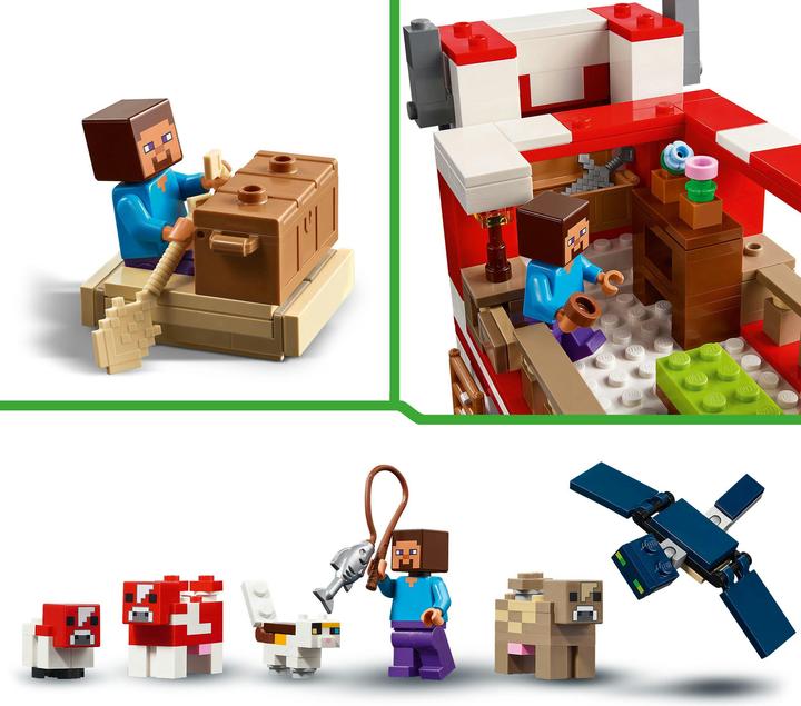 Produktbild LEGO Das Pilzkuh-Haus (21270, LEGO Minecraft)
